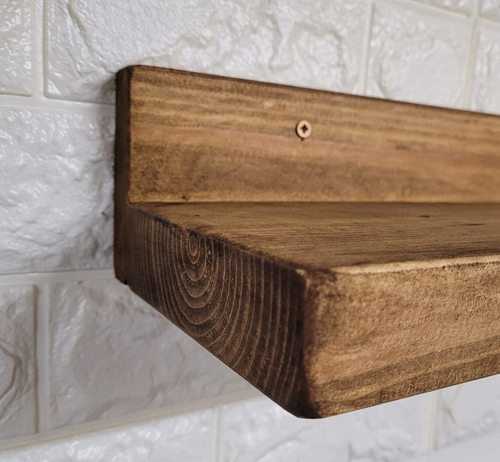 Chunky Rustic Shelf Handmade fine finish Various Colours 40cm-120cm Lengths Available - Fast dispatch