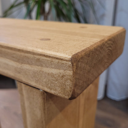 End Coffee Solid Wooden Slim Narrow Side Sofa Rustic Handmade Table-various colours and sizes