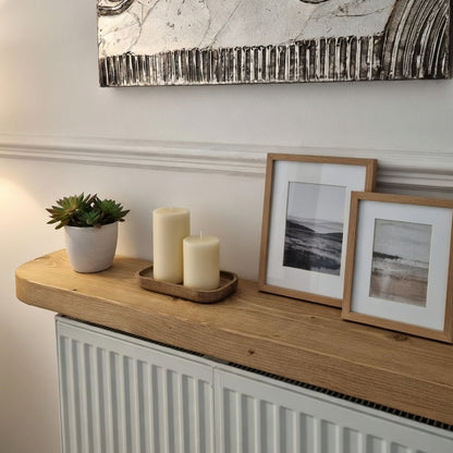 Rustic Floating Shelf | 14.5 cm Depth | Curved Edge