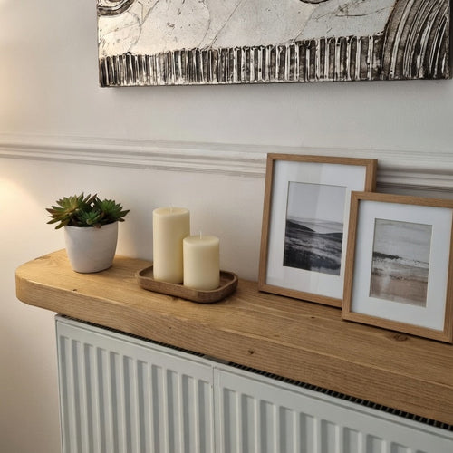 Rustic Floating Shelf | 14.5 cm Depth | Curved Edge