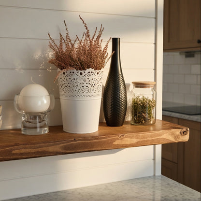 Rustic Floating Shelf UK | 14.5 cm Depth